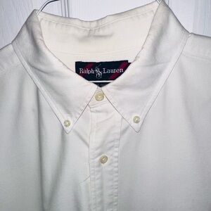 Ralph Lauren Men's Off-White Casual Shirt